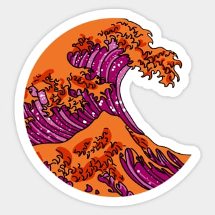 The Great Lesbian Wave Sticker